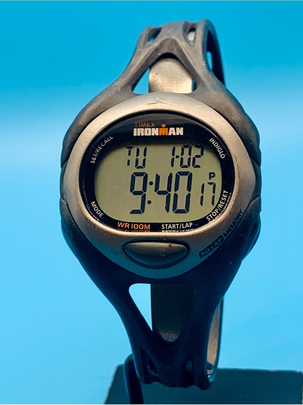 TIMEX IRONMAN TRIATHLON Men’s 2015 Digital Wristwatch Indiglo Works New Batt